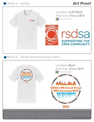 4th Annual Virtual CRPS Awareness Walk T-shirt